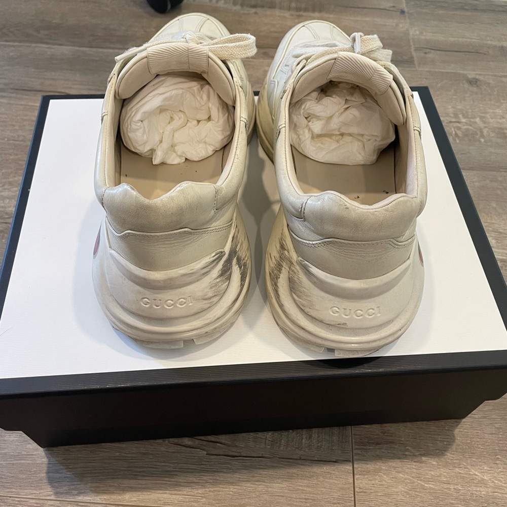 Gucchi Rhyton sneakers men size 9.5 - Picture 6 of 10